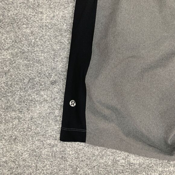 Lululemon Shorts Mens M Medium Black Gray Inner Lined Athletic Training Running - Picture 7 of 11